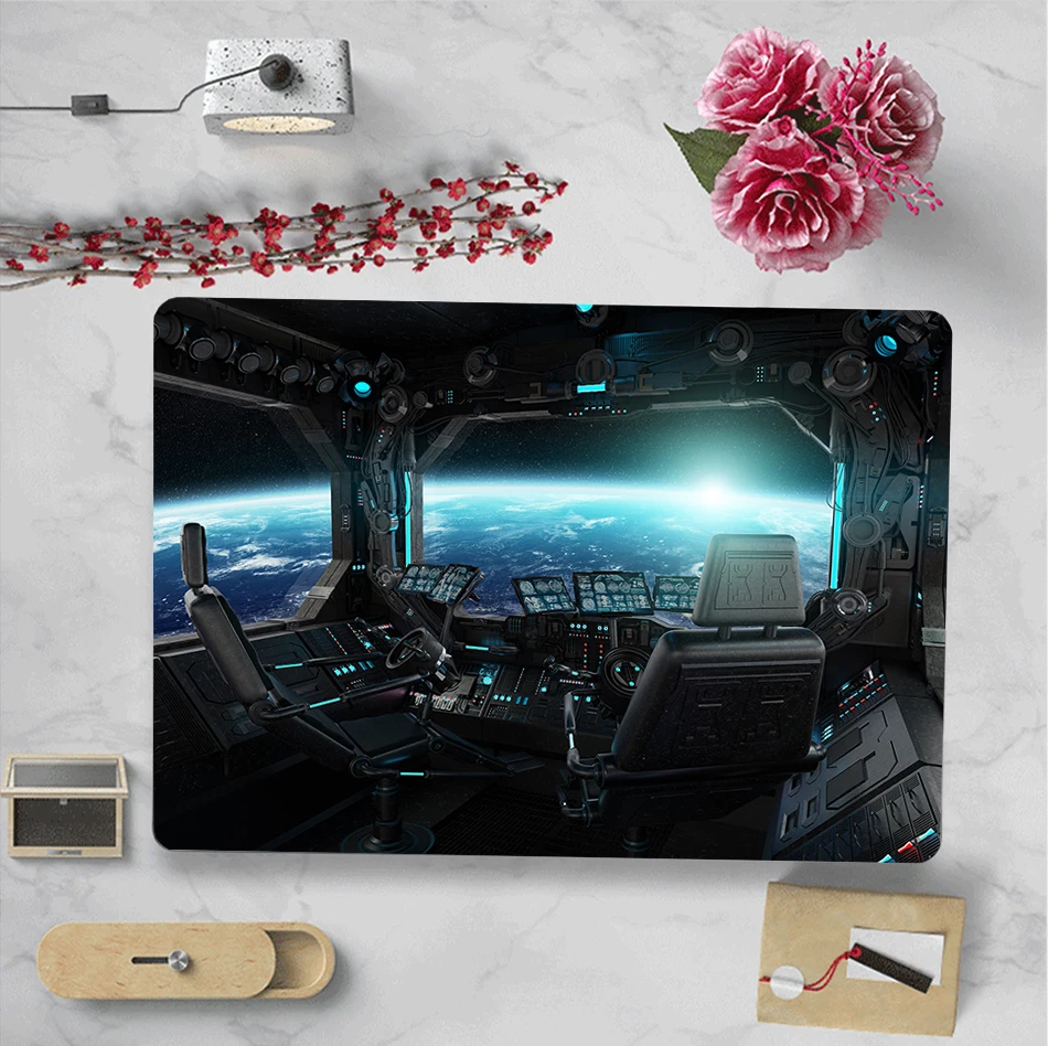 Чехол MTT для Macbook Air Pro retina 11, 12, 13, 15 дюймов, чехол с сенсорной панелью, космическая капсула, 13,3, 15,4 дюймов, чехол для ноутбука A1706, A1466