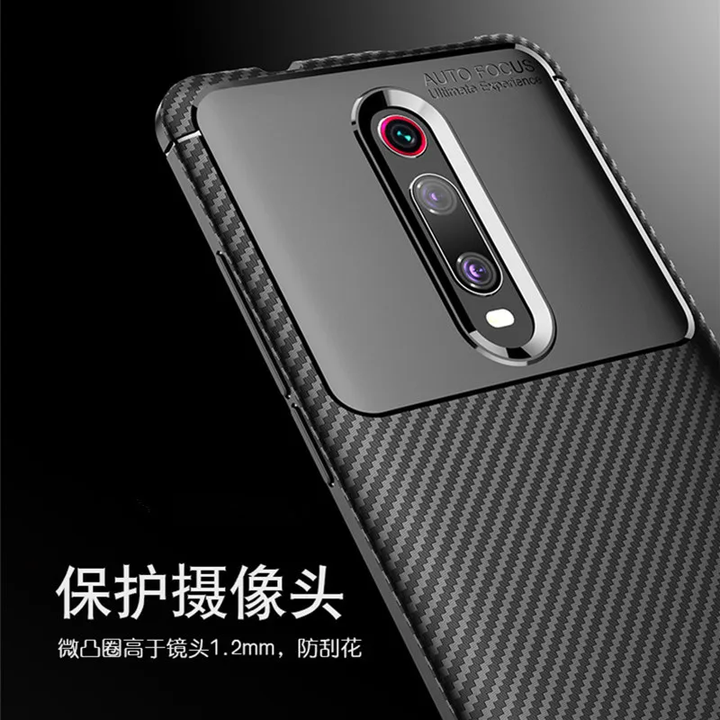 Чехол из углеродного волокна для Xiaomi Mi 8 Explorer высококачественный чехол с алмазной
