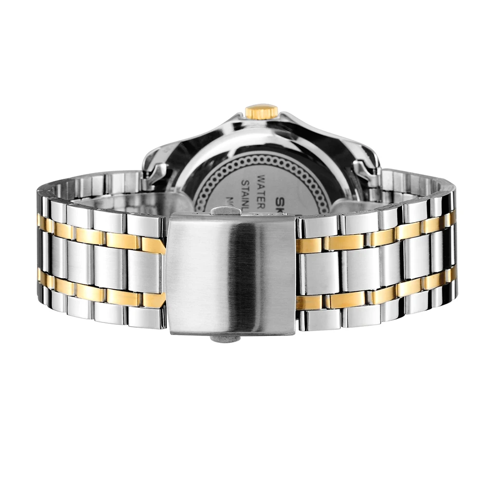 SKONE мужские часы с золотым 3D стерео циферблатом водонепроницаемые светящиеся