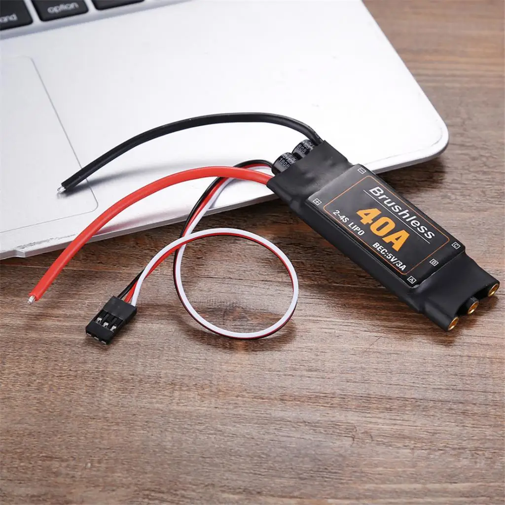 40A бесщеточный ESC BEC 5В/3A без запчастей для модели самолета дрона | Игрушки и хобби
