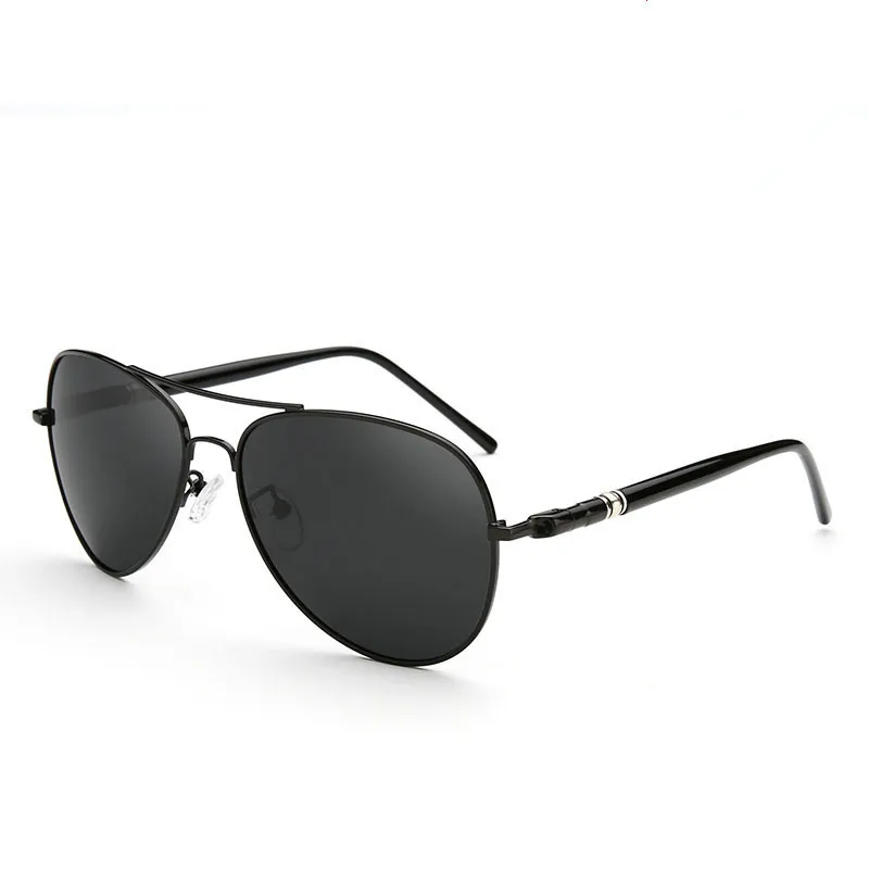 

Aviation Frame Quality Oversized Spring Leg Alloy Men Sunglasses Polarized Brand Design Pilot Male Sun Glasses Driving