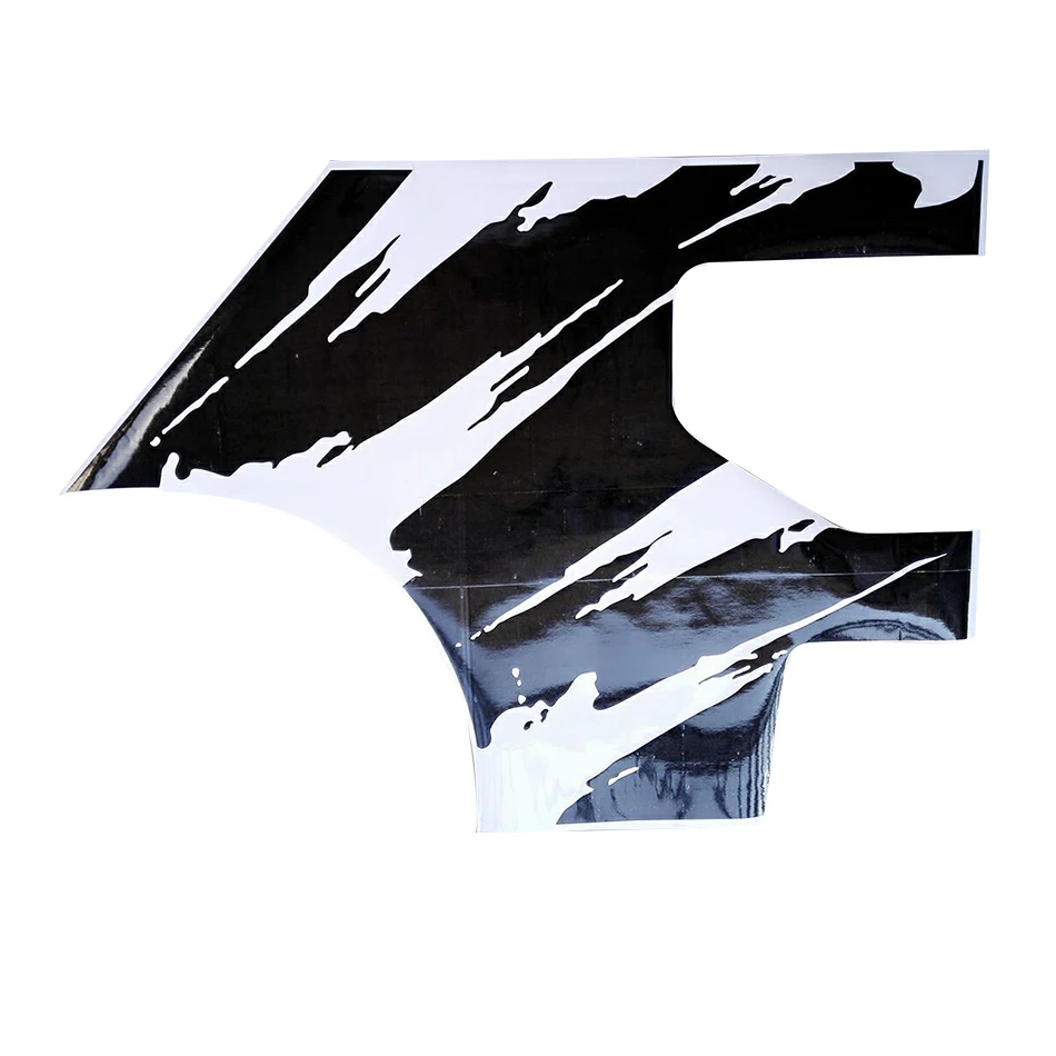 Автомобильные аксессуары 2 штуки наклеек на заднюю часть кузова и боковую графику TORN из виниловой пленки для Ford FORD F150 RAPTOR 2009 2010 2011 2013 2014 годов выпуска.