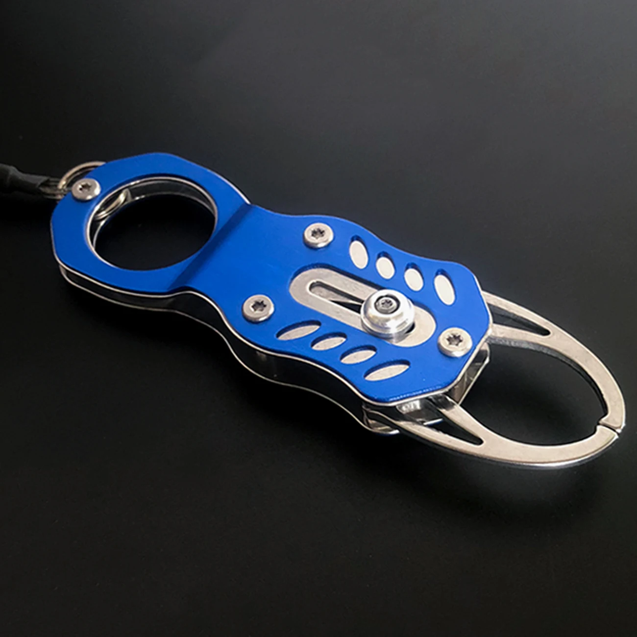 

1PCS Mini Fish Lip Gripper Stainless Steel Fish Holder Fish Lip Grabber Portable Fish Gripper Grip Tool for Saltwater Freshwater