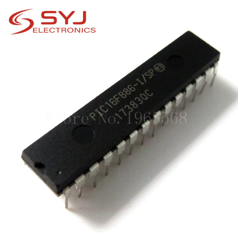 

10pcs/lot PIC16F886-I/SP PIC16F886ISP PIC16F886 16F886-I/SP DIP-28 In Stock