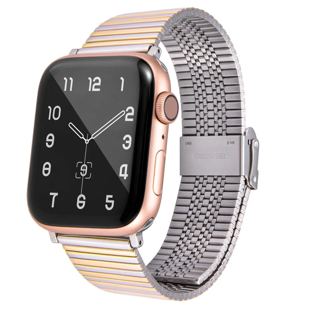 

For Apple Watch Bands Series 6 5 4 3 2 1 SE Milanese Metal Stainless Steel Watch Strap For iWatch 44mm 40mm 42mm 38mm Watchbands