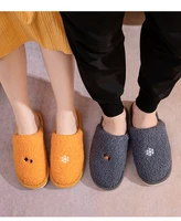 autumn winter new ladies cotton slippers simple and comfortable cotton slippers women flat slippers women furry slippers women