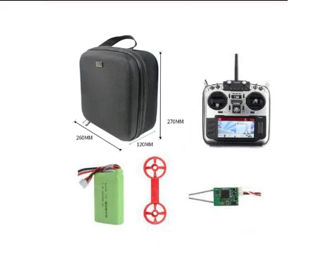 Mode2 R1 battery bag Jumper T16 Plus/T16 Pro Hall Gimbal с открытым исходным кодом мультипротокол радио передатчик JumperTX 2,4G 16CH 4,3 дюймов lcd для FPV дрона - Цвет: Mode2 R1 battery bag