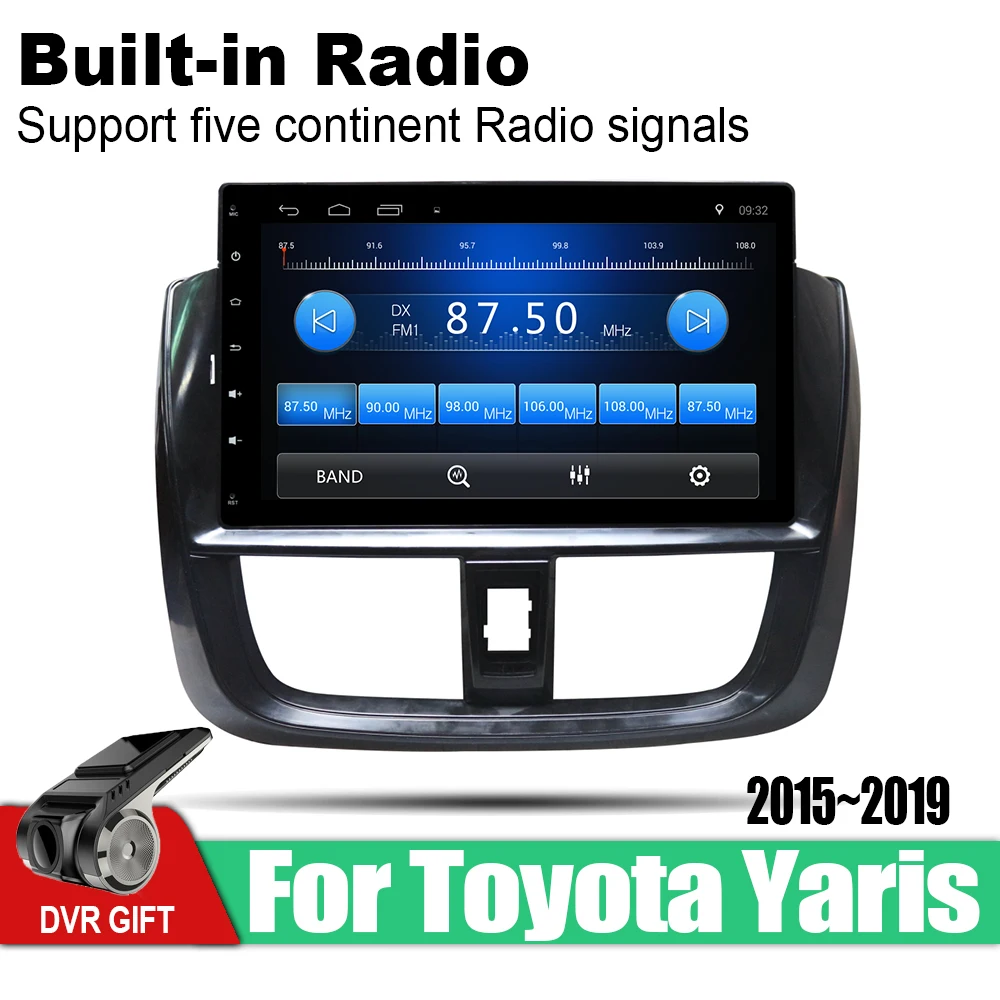 Автомобильные аксессуары для Toyota Yaris 2015 2019 DVD мультимедийный плеер система GPS