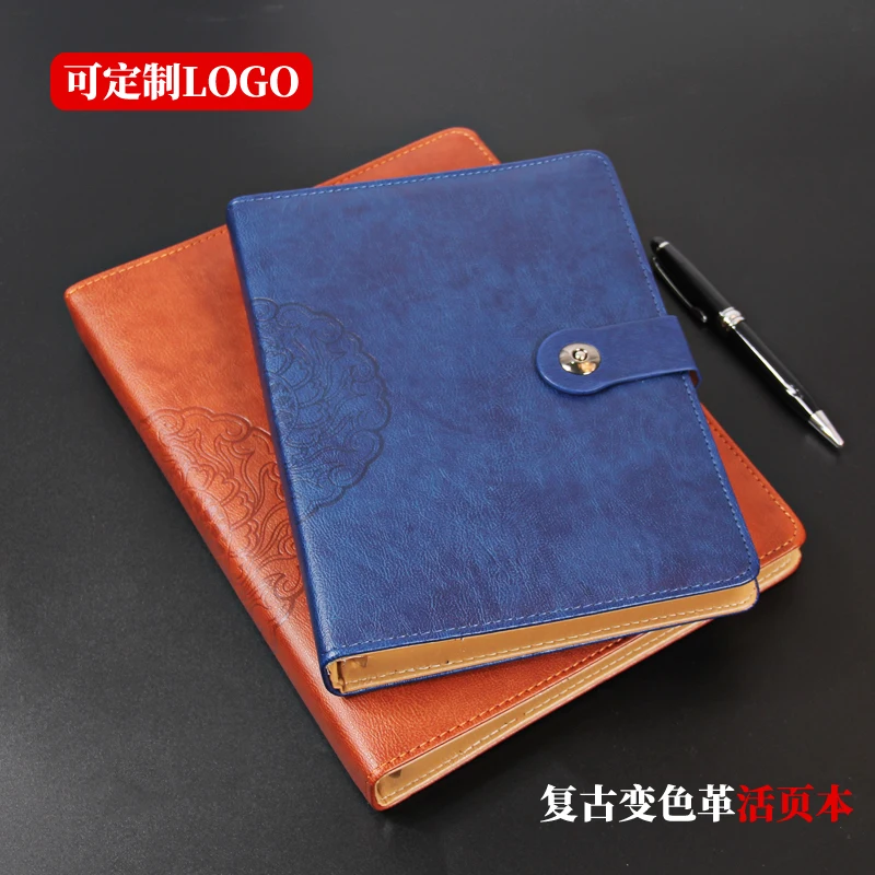 

Винтажный блокнот из мягкой искусственной кожи с кольцами, Ретро Чехол A5, блокноты для офиса, аксессуары, свободный лист, молочный бизнес дл...