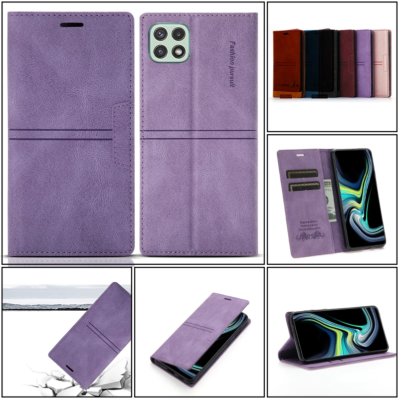 

Solid Color Flip Leather Cases For Samsung Galaxy A22 A21 A21S A20 A20E A12 A11 A10 A6 A02 A02S M10 J730 J530 J8 J6 Plus Cover