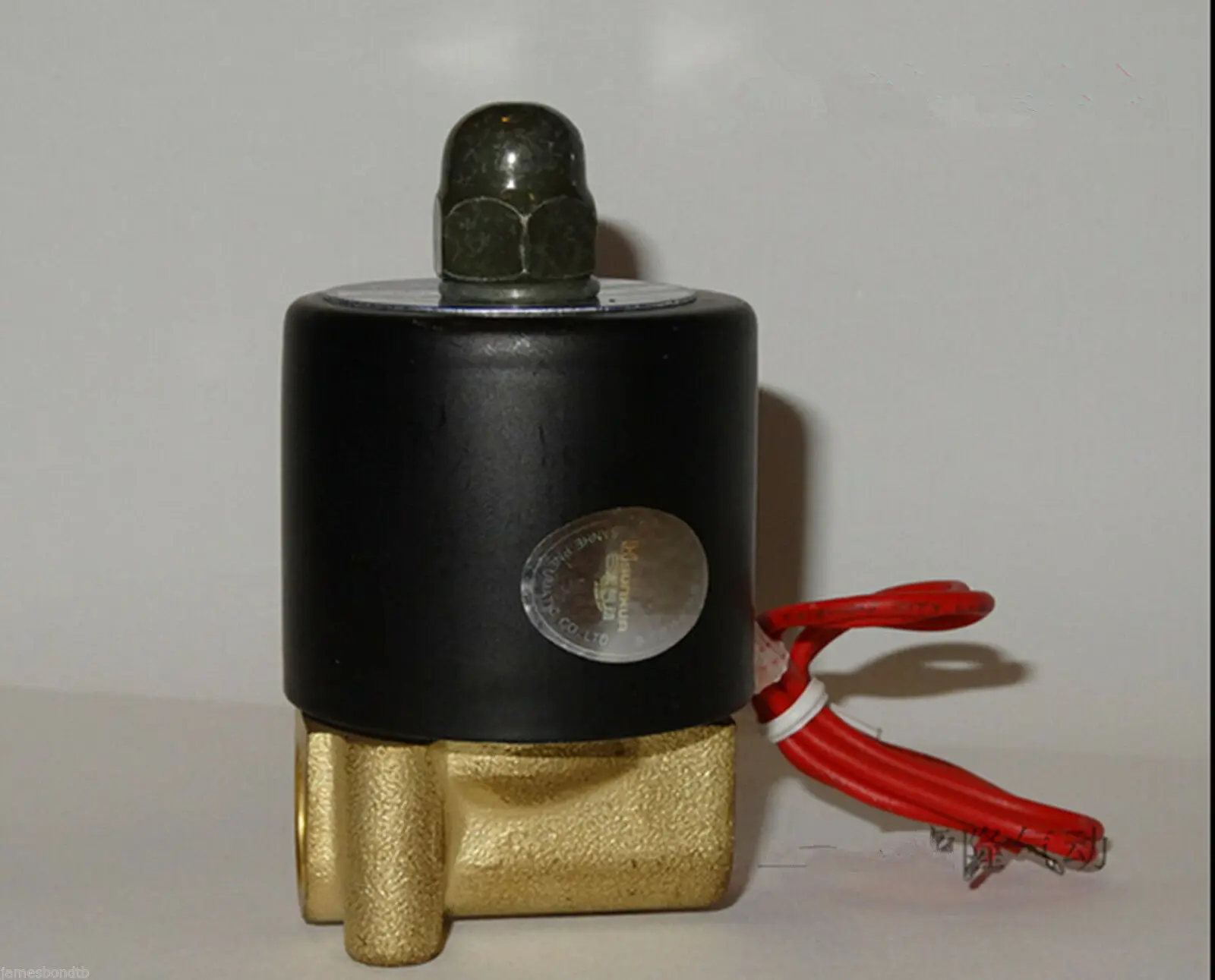 DC12V DC24V AC110V AC220V Новый 1/4 &quotлатунный Электрический Соленоидный клапан воды воздуха