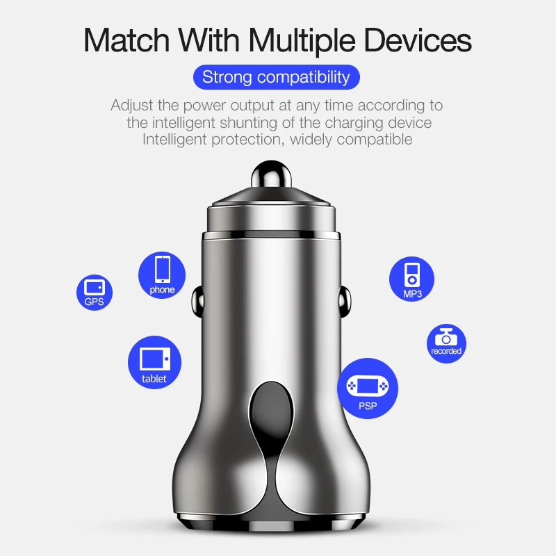 Автомобильное зарядное устройство CAFELE Mini USB PD быстрое QC4.0 3 0 универсальное