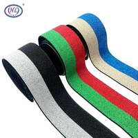 hl 2 meters 40mm width colorful nylon elastic bands diy webbing apparel bags leggings sewing accessories