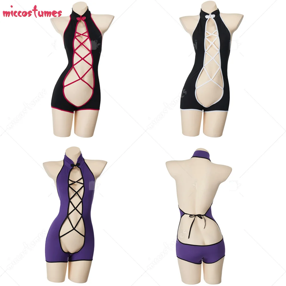 

Women Sexy Halter Backless Cheongsam Crossover Strap Sleeveless Lingerie Sleepwear Sexy Costume