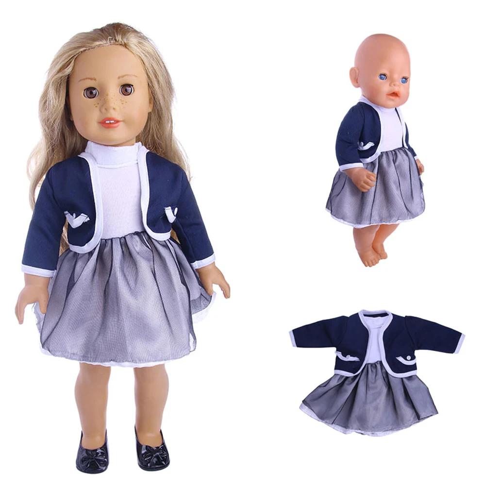 Плиссированное Платье милый 18 дюймов аксессуар Одежда для кукол ручной работы