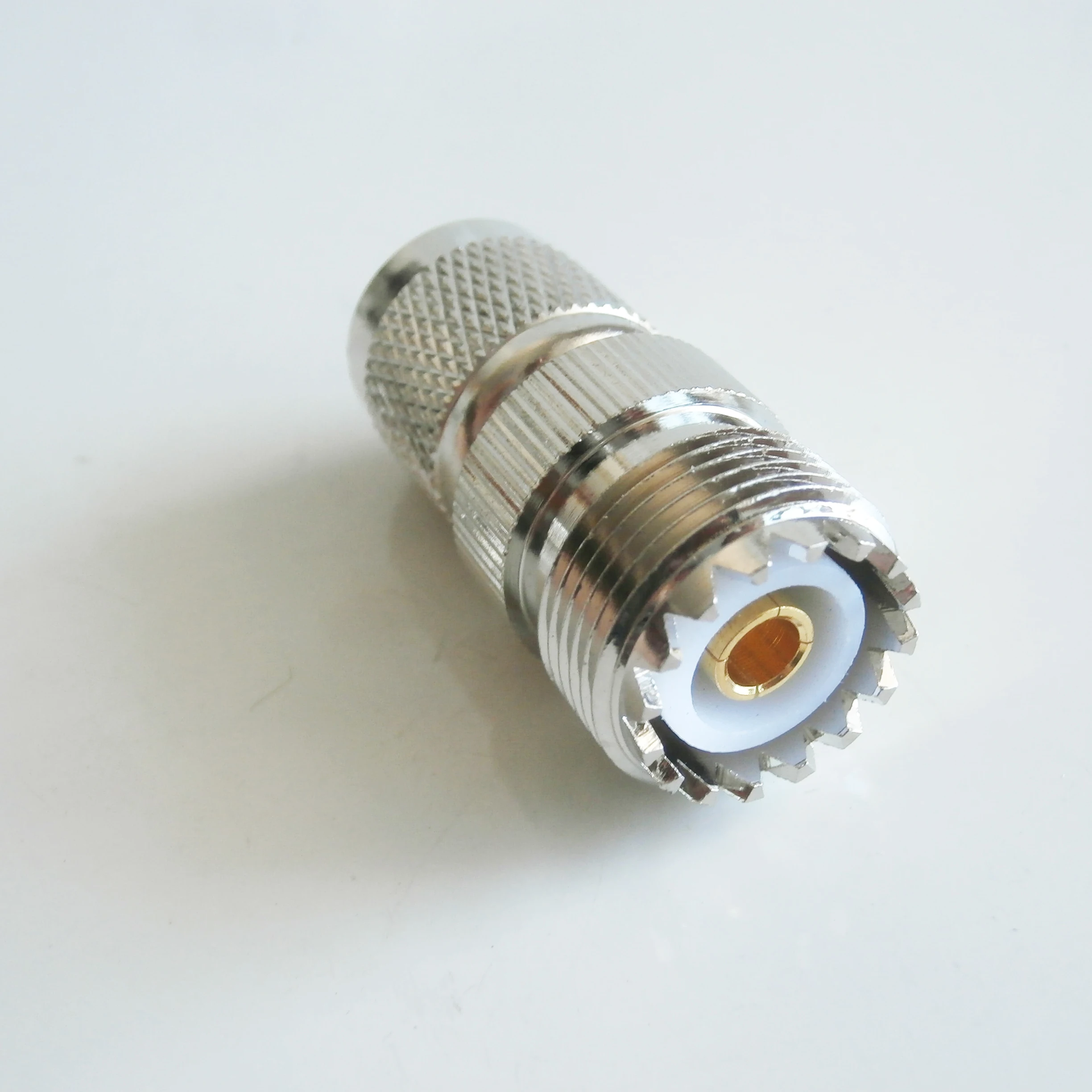 1 шт PL259 SO239 UHF гнездо к TNC штекеру полый штекер Латунный прямой радиочастотный