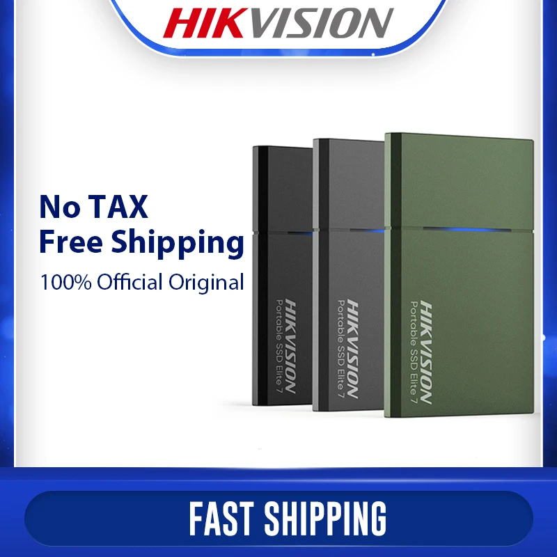 

Внешний SSD-накопитель Hikvision, 500 Гб/1000 ГБ, USB Type-C