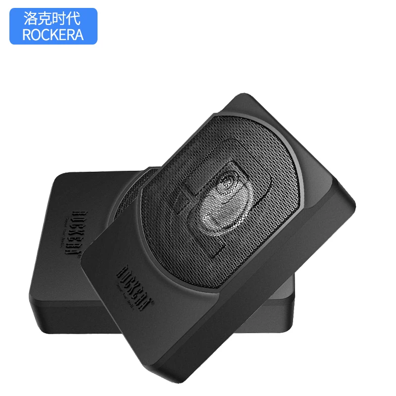 ROCKERA 10 дюймов под сиденьем сабвуфер динамик аудио HIFI тонкий активный автомобильный усилитель автомобиля Sub низкочастотный динамик с басами