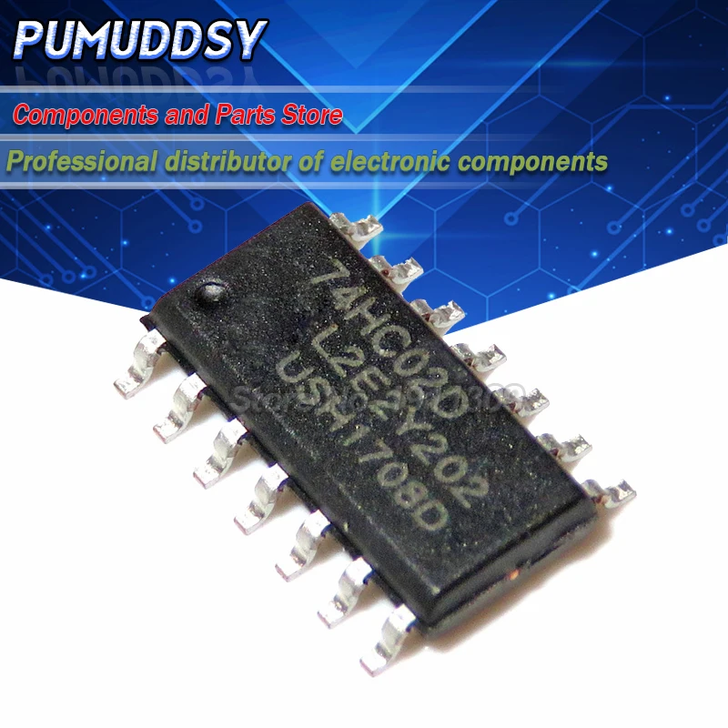 10 шт. Новый 74HC02D 74HC02 SOP14 логический чип IC не Gate CMOS|Интегральные схемы| |