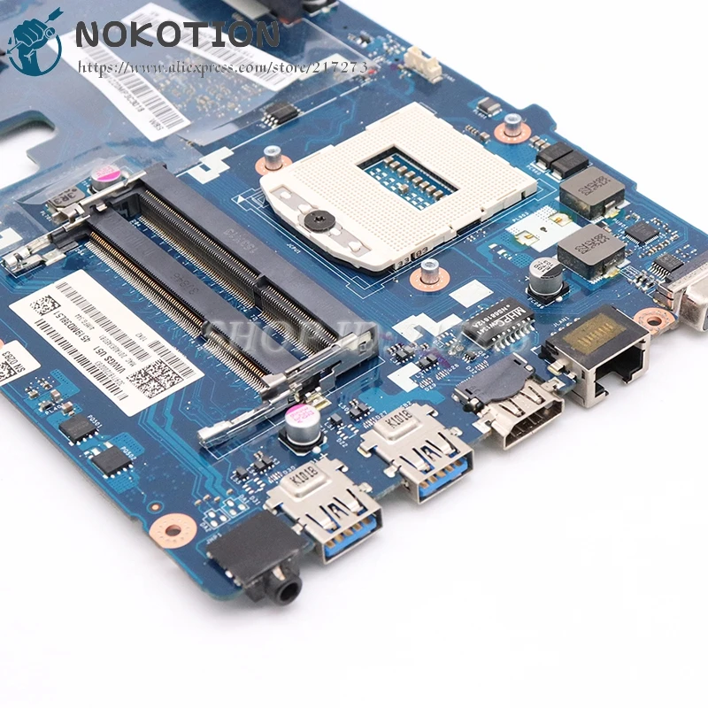 NOKOTION новая материнская плата для ноутбука Lenovo Ideapad G510 11S90003691 VIWGQ /GS LA-9642P UMA DDR3 |