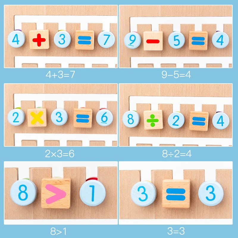 

Color match Montessori Toys Learning Count Numbers Matching Digital Maze Math Toys alphabet Spell English word toys for children