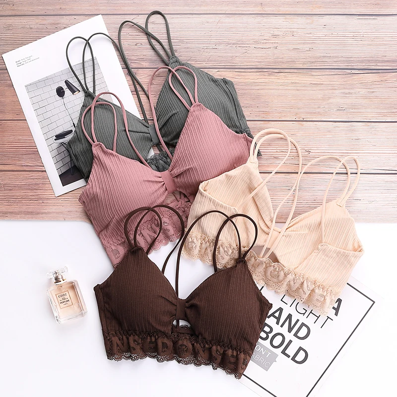 

Женский кружевной жилет Maidy, бюстье без косточек с открытой спиной и цветочным кружевом, бюстгальтер без косточек