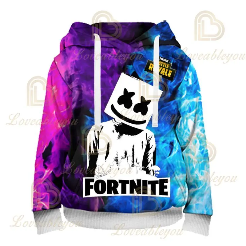 Куртка Fortnite унисекс мультяшный рисунок Победы для мальчиков и девочек топы