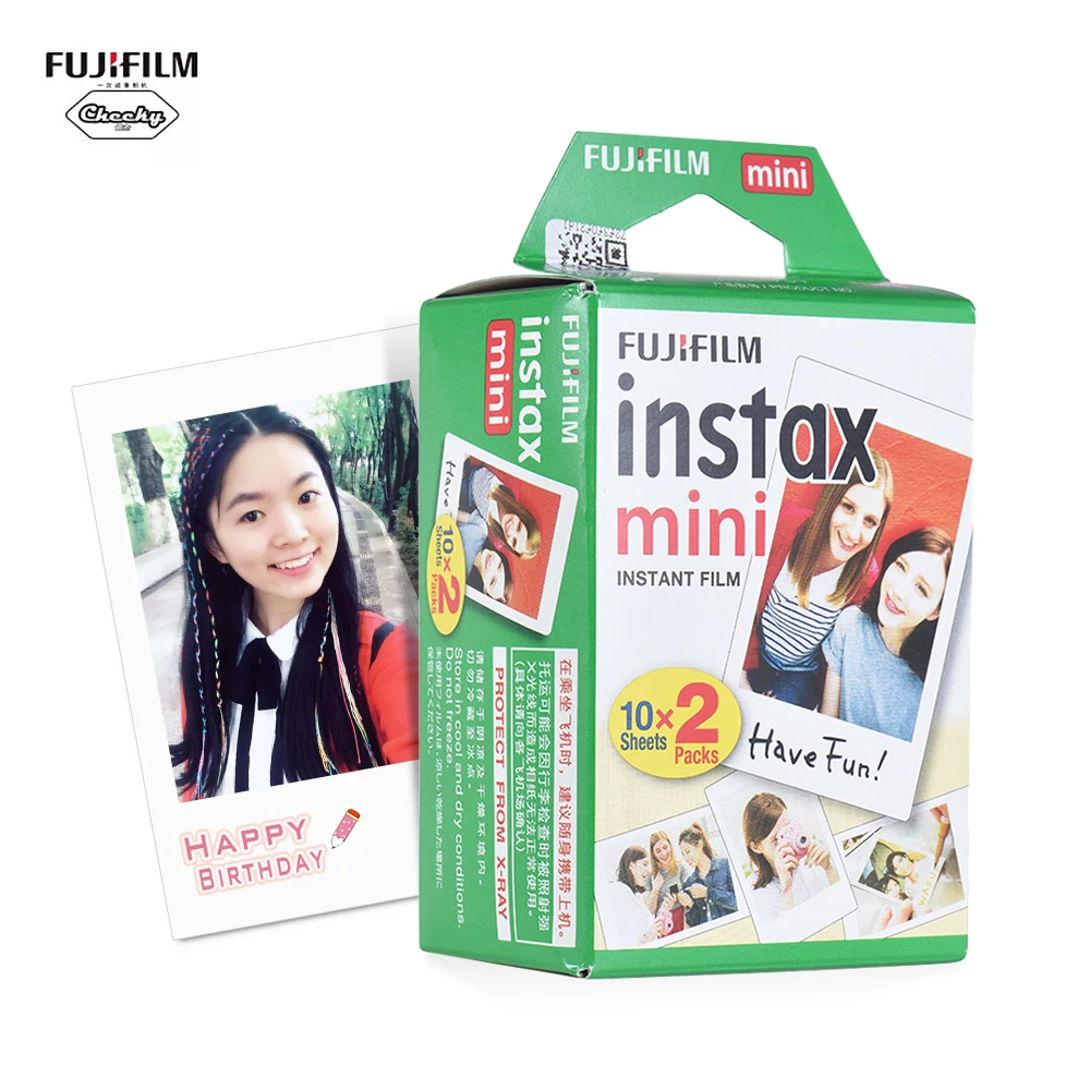 Пленка Fujifilm Instax Mini 8 9 10 200 листов Белая Мини фотобумага Мгновенной Печати для