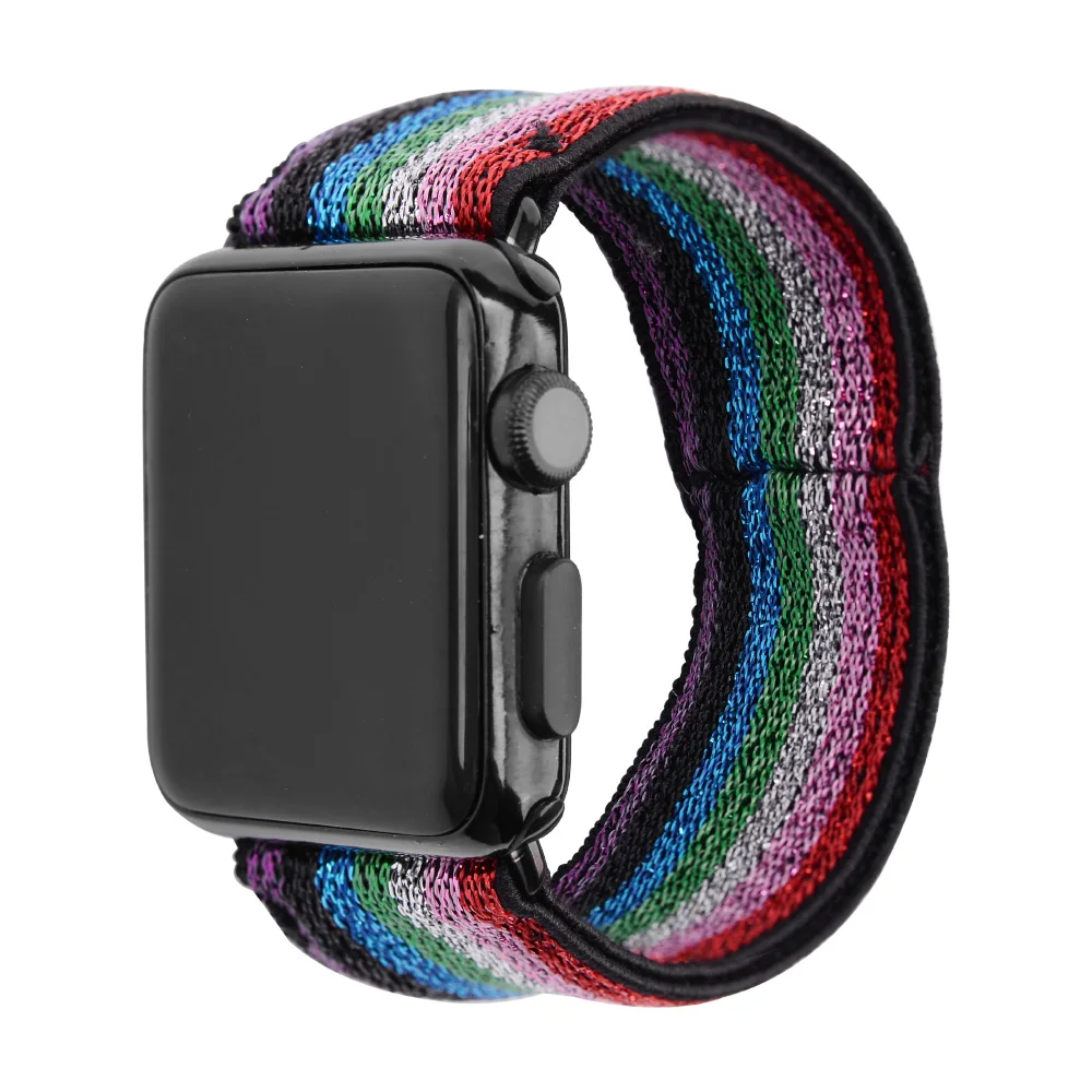 Эластичная петля Ремешки для наручных часов для Apple Watch 32 мм Магнитная Пряжка из нержавеющей стали сменные аксессуары для ремешка BC371