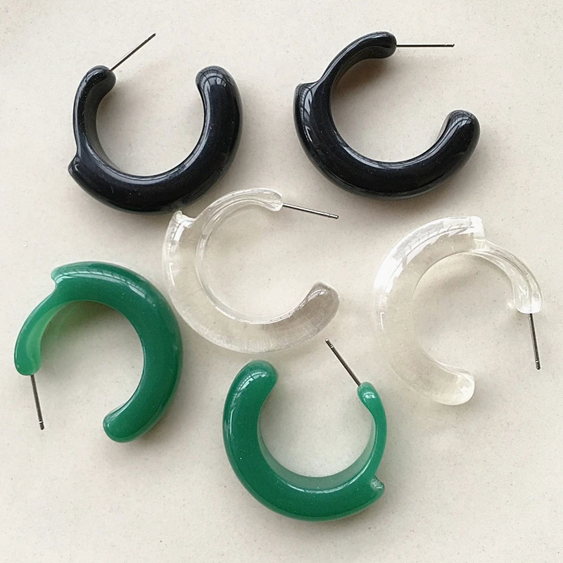 UJBOX персонализированные креативные черные зеленые прозрачные акриловые