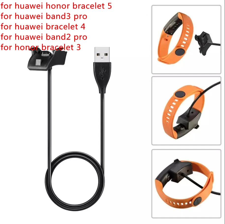 100 шт. usb-кабель для зарядки и передачи данных для док-станции Honor 5 для huawei Honor 3 4 Smart Watch Band для huawei Band 3 Pro Band 2 Pro