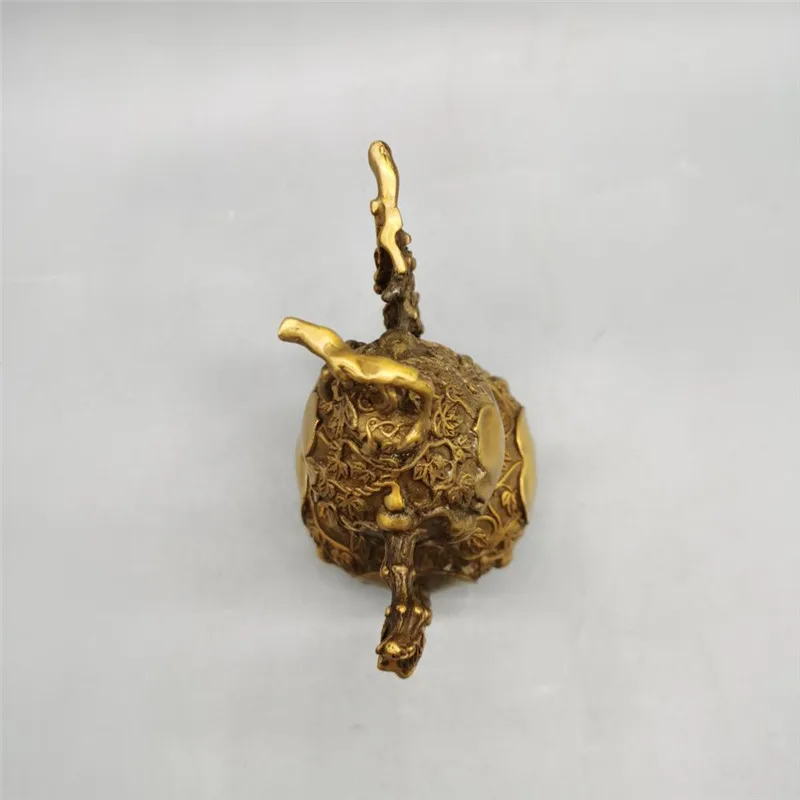 Коллекция из чистой меди латуни тыквы чайник винный горшок украшение дома