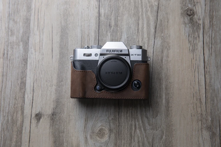 AYdgcam чехол для камеры из натуральной кожи ручной работы для Fuji Fujifilm XT10 XT20 XT30 Ретро винтажный нижний чехол