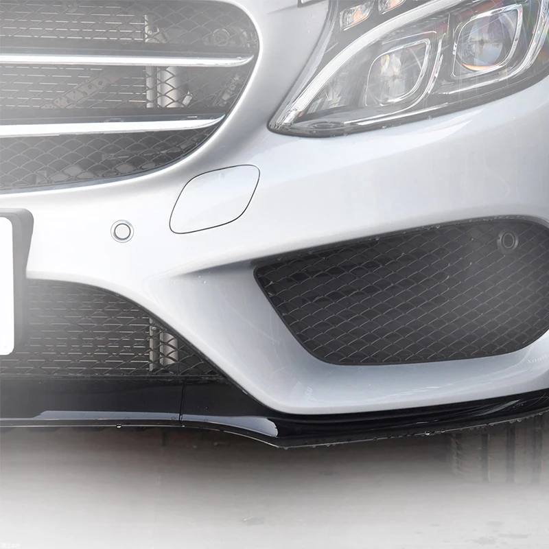 Черные декоративные детали из углеродного волокна для автомобилей OE 2058852500 Musion, хромированная отделка бампера для Mercedes Benz W205 2015-2017