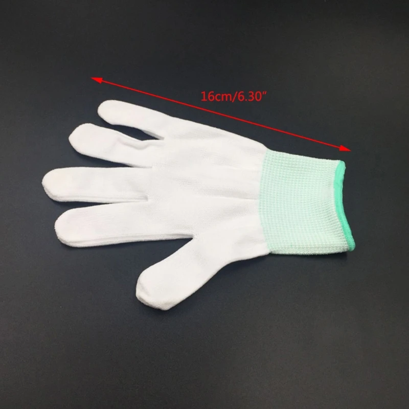 

10 Pairs Anti-Static ESD Safety Work Gloves Breathable Mesh Full Fingered Mittens for Computers Electronics Assembling