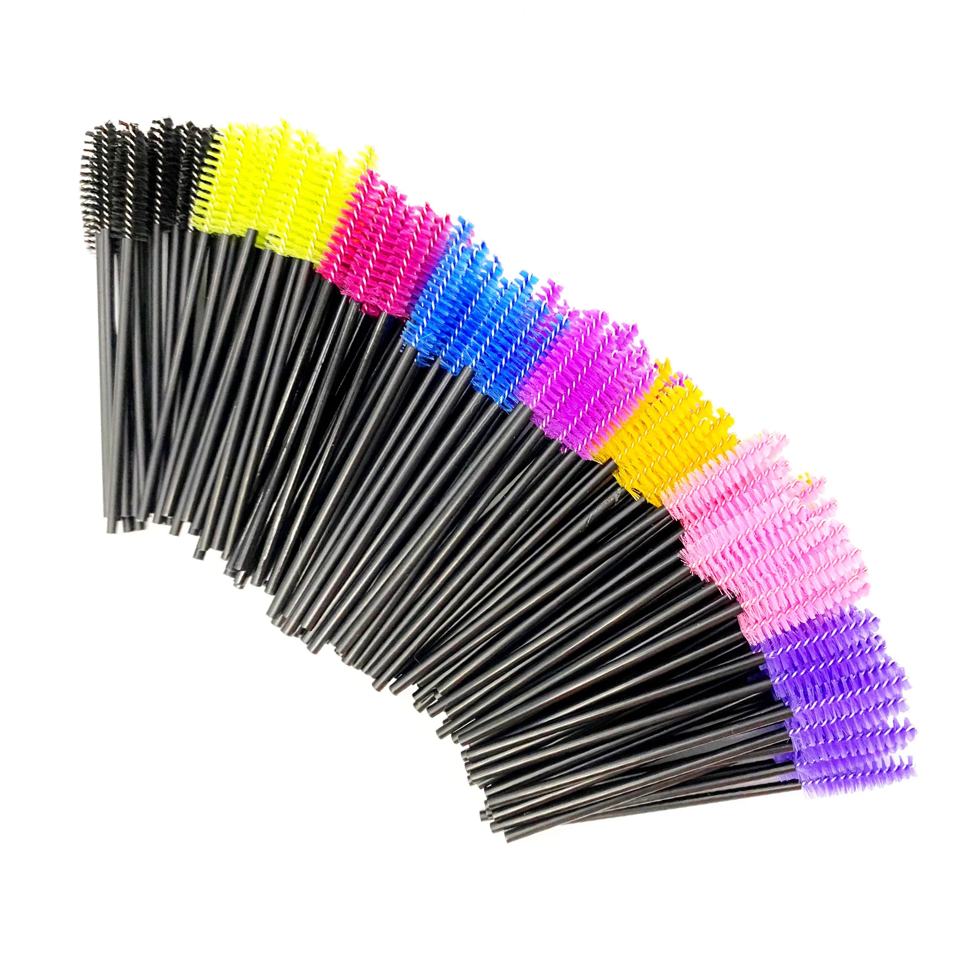 Disposable Eyelash Brushes Eyelashes Extension Tools Eyebrow Brush Mascara Wands Applicator Spoolers Eyelashes Cosmetic images - 6