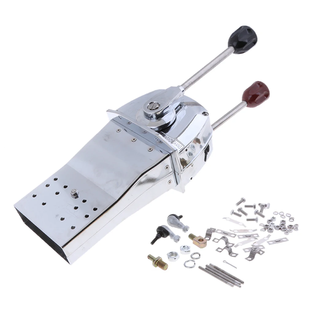 

YK6 Boat Engine Control Box Lever Top Mount Marine Engine Throttle Control Single Lever Handle Universal Engine Control Lever