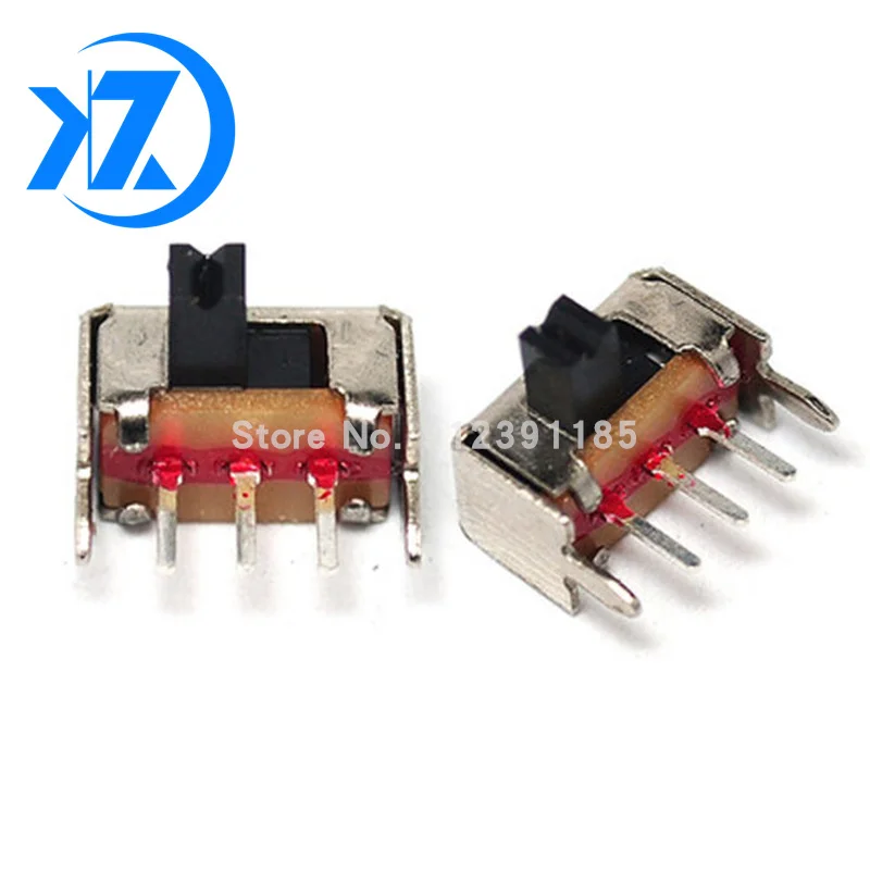 10Pcs SK12D07 SK12D07VG3 SK12D07VG4 SK12D07VG5 mini Slide Switch 3pin 2 Position 1P2T SPDT High quality toggle switch Handle:3MM |