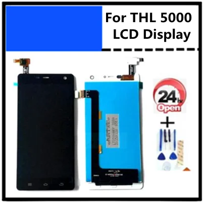 BINYEAE для THL 5000 ЖК дисплей Дисплей с кодирующий преобразователь сенсорного экрана
