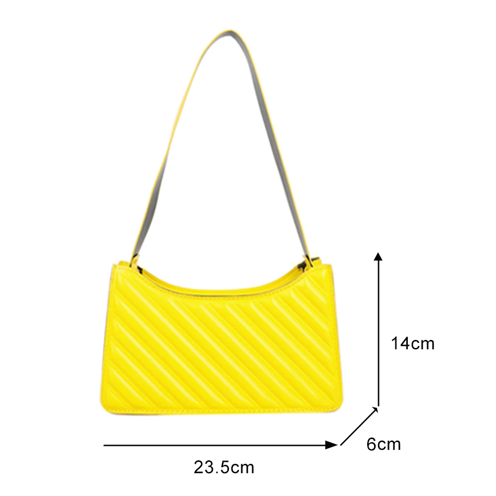 

Fashion Exquisite Shopper Bag Retro Daily Women Totes Shoulder Female Baguette Bags Leather Solid Color Chain Handbag for Women