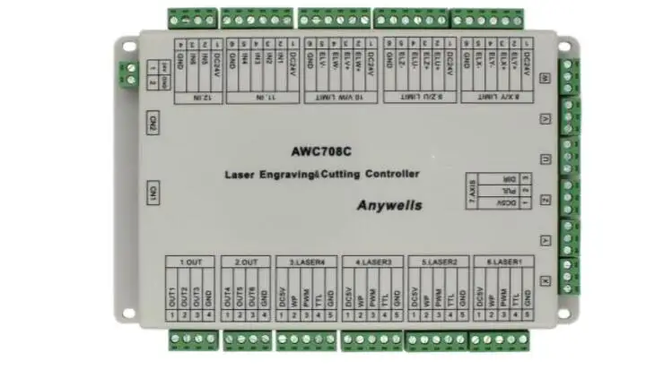 AWC708C LITE лазерный гравировальный станок устройство для резки материнской платы
