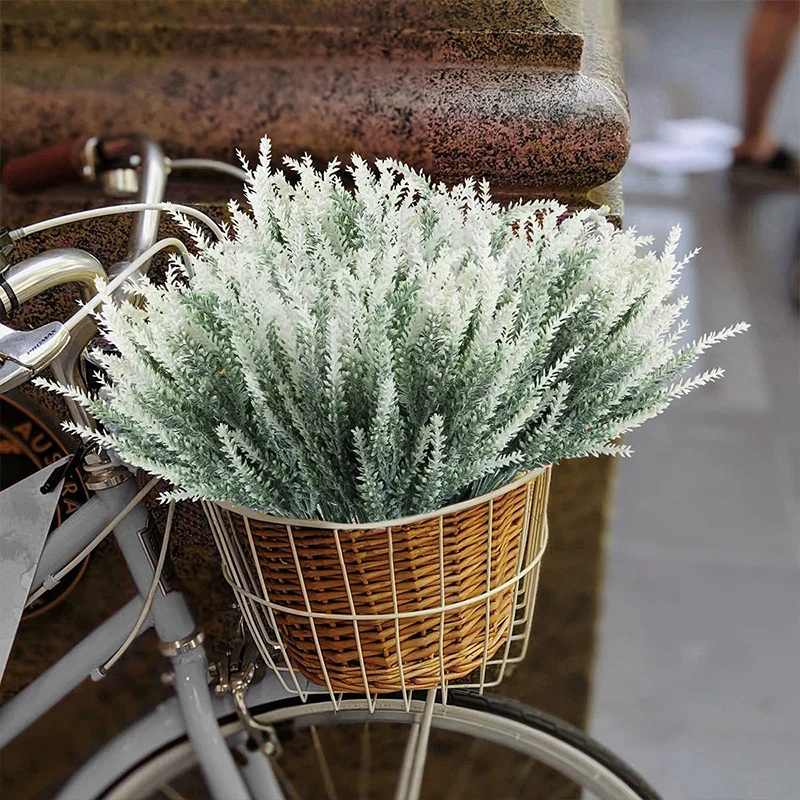 1PC Romantic Provence Decoration Lavender Flower Silk Artificial Flowers Grain Decorative Simulation of Aquatic Plants | Дом и сад