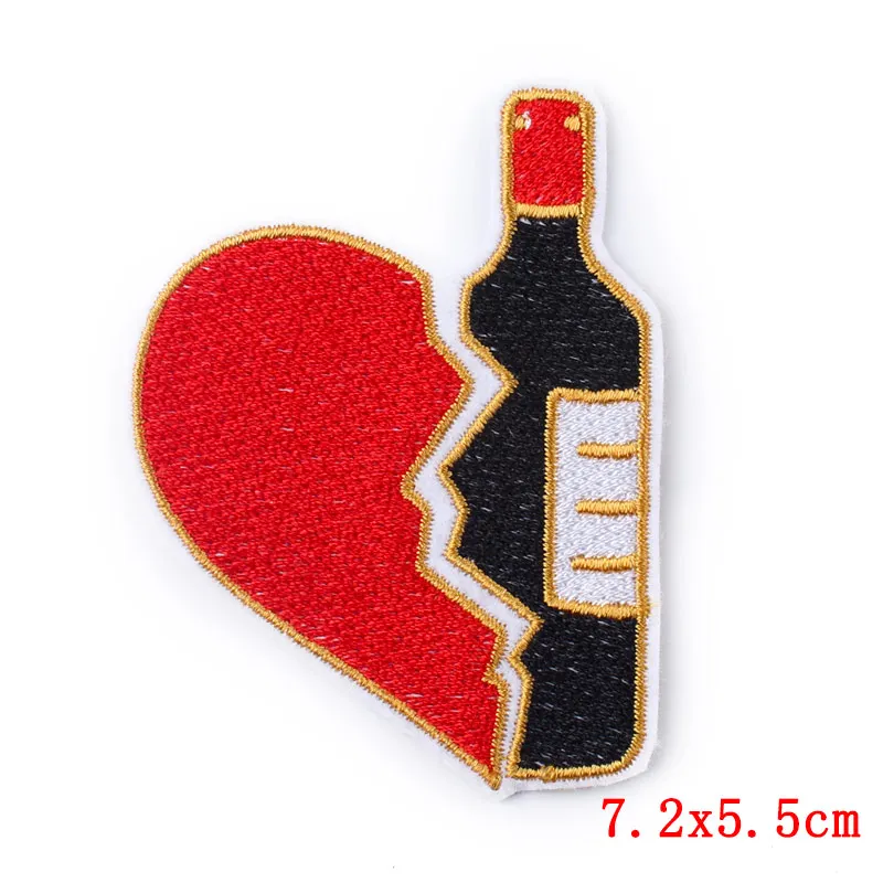 

Cute Cake Strawberry Patch For Clothing Unicorn Embroidery Patches For Clothes Appliques For T-shirt Jacket Badges Camera Patch