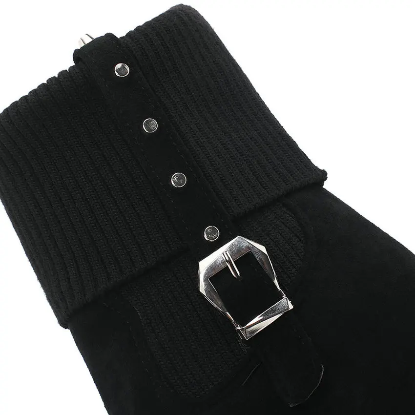 ESVEVA 2020 увеличивающая рост женская обувь с круглым носком осень-зима из