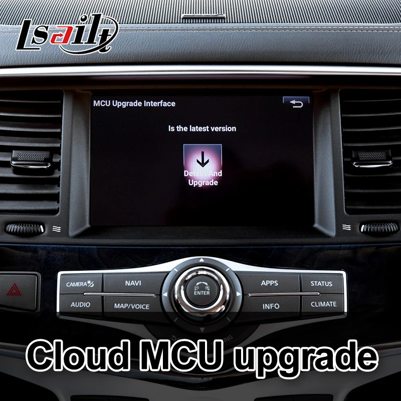 Android/carplay интерфейсная коробка для Infiniti QX80 Patrol Y62 видео интерфейсная коробка с gps навигацией youtube Яндекса Lsailt