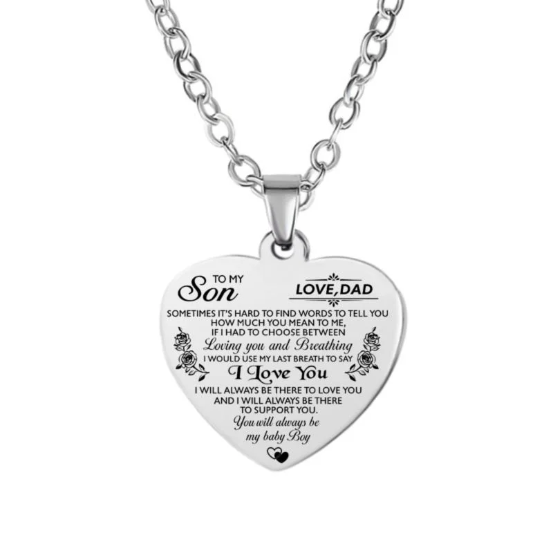 Новинка из нержавеющей стали ожерелье на выпускной сердечко серебряного цвета