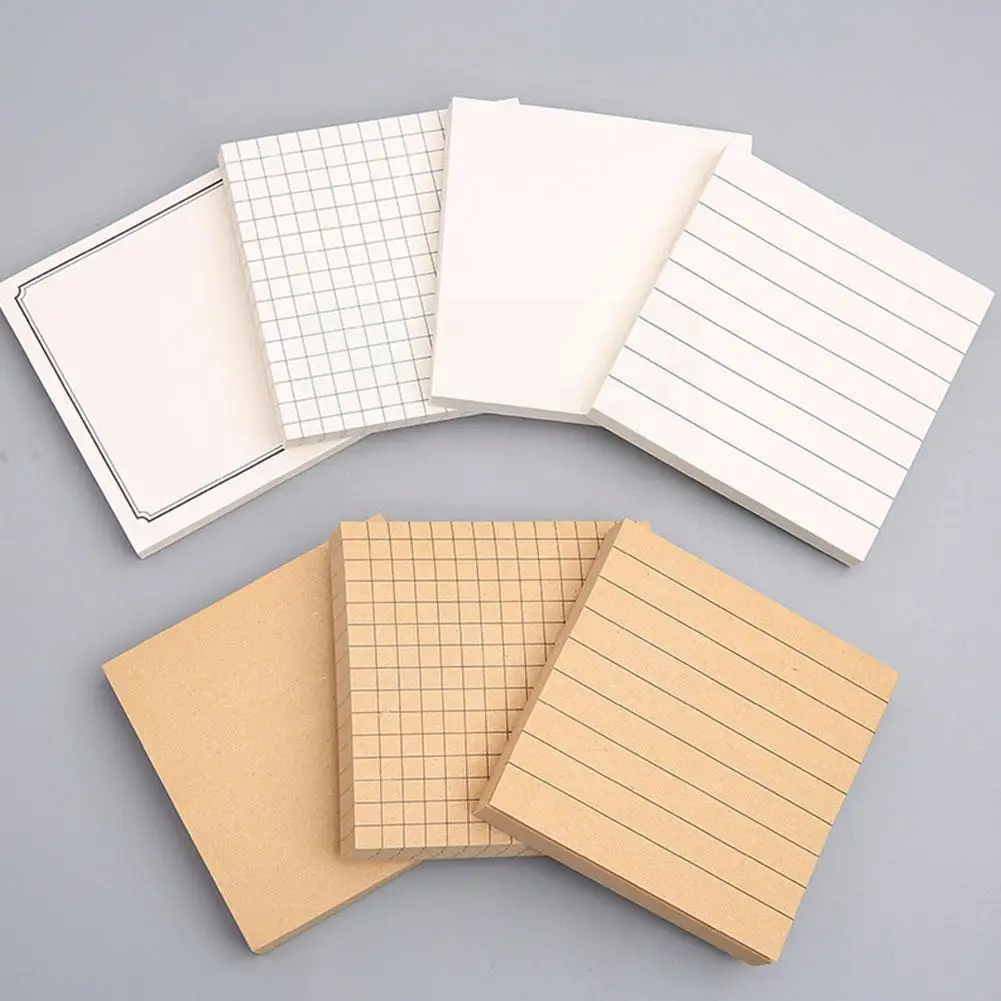 

2021 Note Paper Small Fresh Simple Sticky Strong Grid Can Message The Times Note Tear Lined The Cute Paste N Note Papers P9Q1
