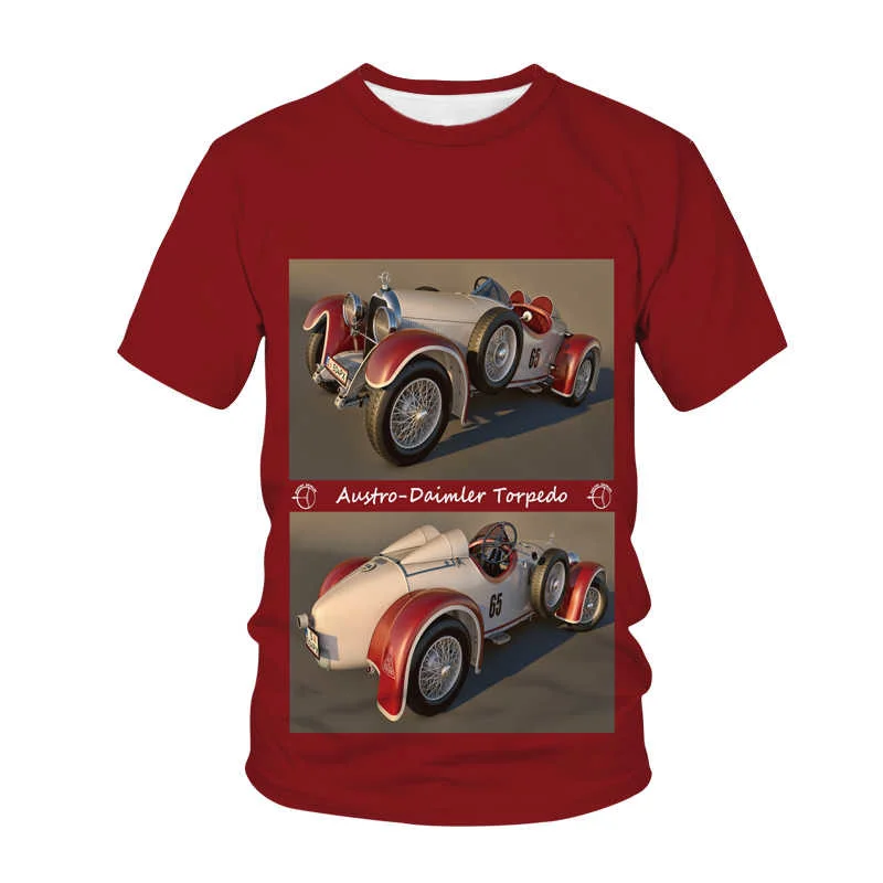 

2021 Summer New Comfortable Tops 3D Printing Car Tractor T-Shirt Men's Hip-Hop Casual Streetwear Boy Girl Fashion Funny T-Shirt