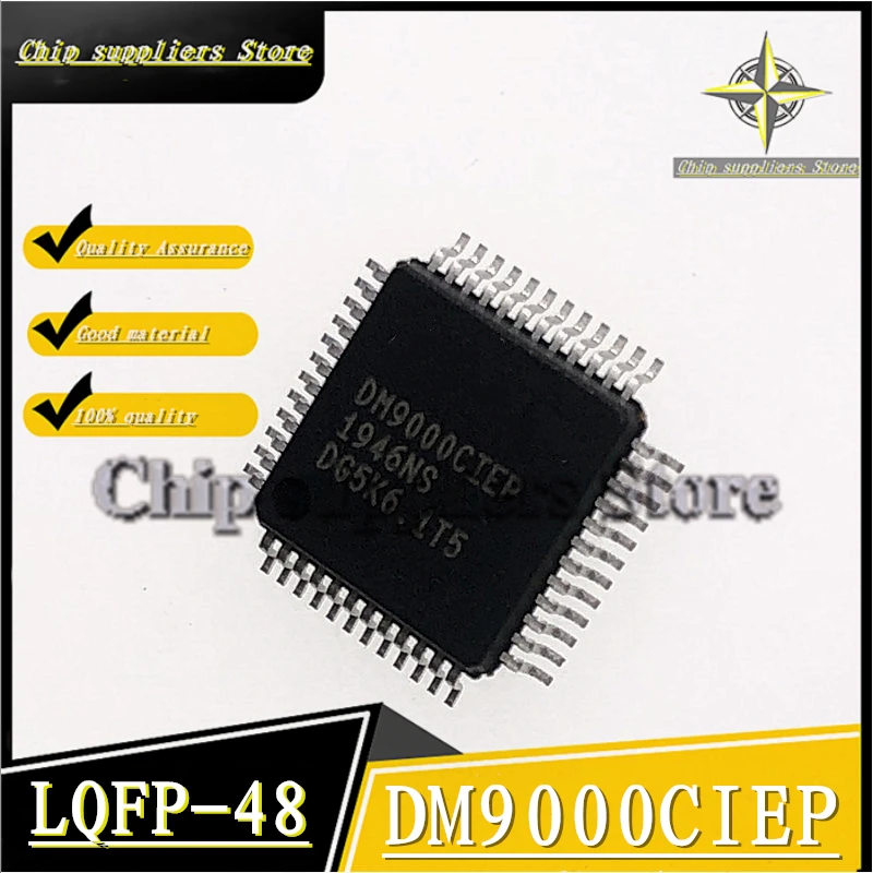 2 шт.-5 шт. // DM9000CIEP QFP-48 DM9000C QFP48 9000C чип контроллера Ethernet Nwe тонкие материалы 100%