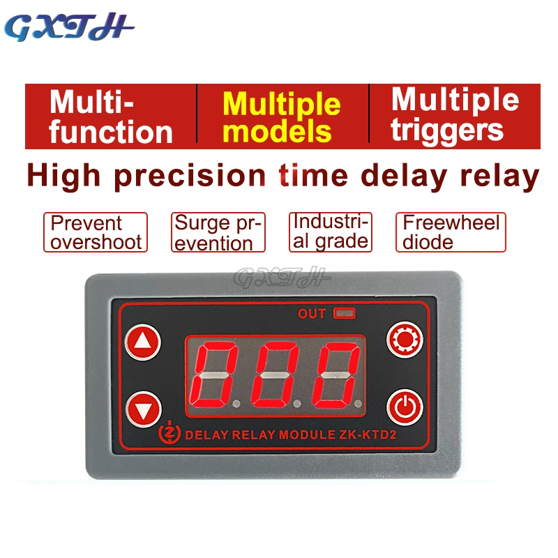 

Высокоточный модуль реле задержки 5-30 в, полностью совместимый промышленный корпус прибора для предотвращения перегрузки по времени цикл з...